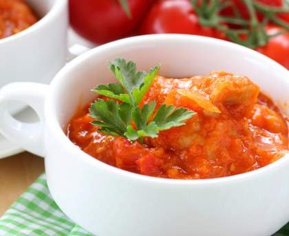 Blancs de poulet aux tomates confites 