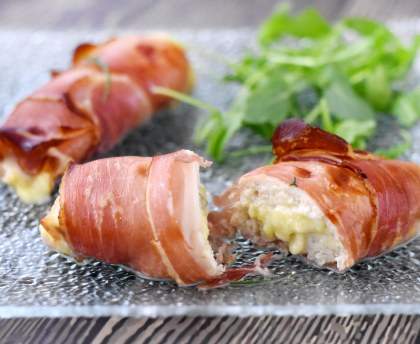 Blancs de poulet farcis au Pont-L’Évêque