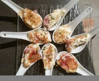 Blancs d'oeufs au gruyère