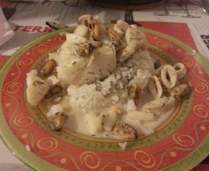 Blanquette aux 2 poissons et fruits de mer