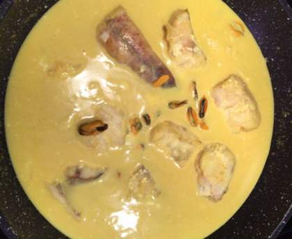 blanquette de lotte au safran