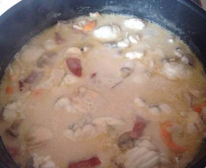 Blanquette de lotte et saint jacques