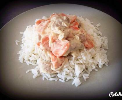 Blanquette de volaille aux champignons