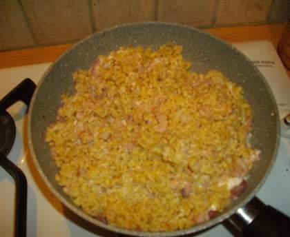 'blésotto' aux crevettes et à la féta 