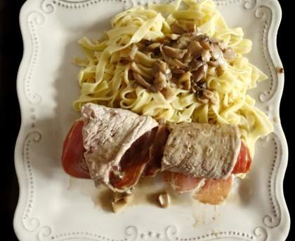 Bocconcini : roulés de veau au jambon de Parme et au gorgonzola