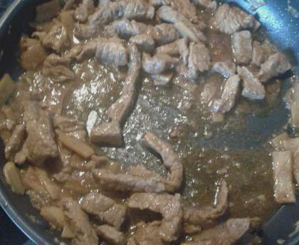 Boeuf au gingembre