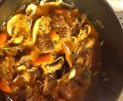 Boeuf bourguignon aux épices