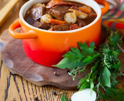Boeuf bourguignon express
