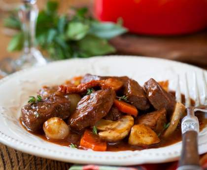 Boeuf Bourguignon rapide