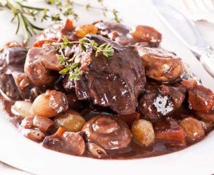 Boeuf bourguignon simple