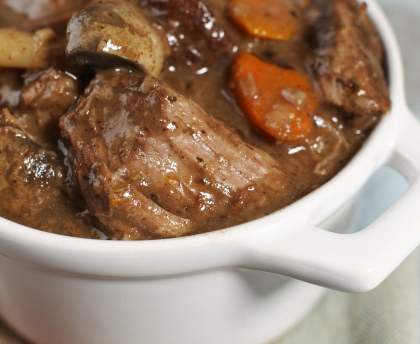 Boeuf bourguignon très moelleux
