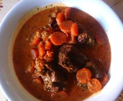 Boeuf braisé au paprika