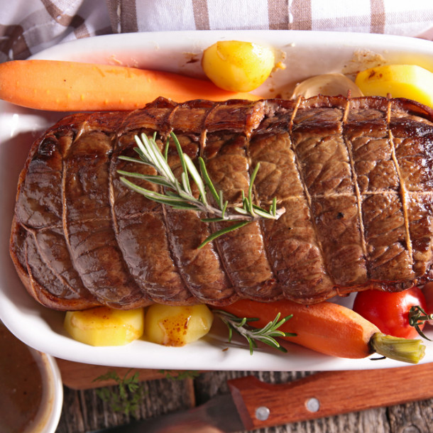 Boeuf gros sel à la ficelle