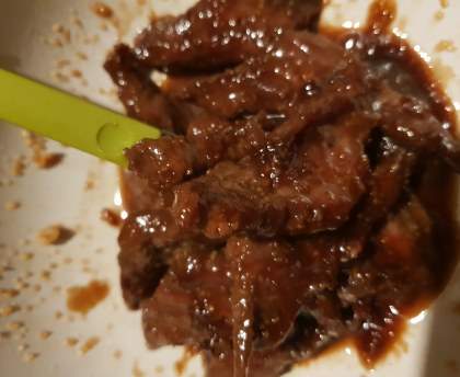 Boeuf mariné à la coréenne