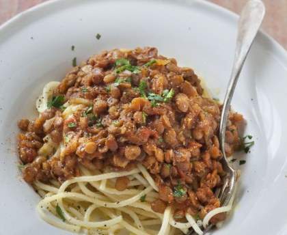Bolognaise aux lentilles