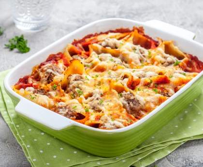 Bolognaise sur lit de ratatouille