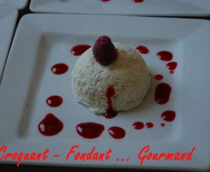 Bombe glacée meringuée