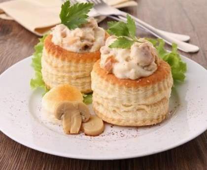 Bouchées à la reine au poulet