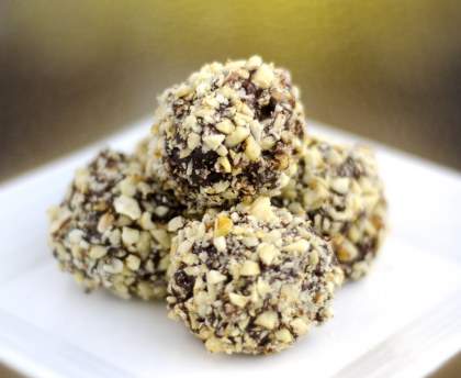Bouchées chocolat noisette