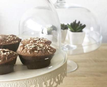 Bouchon moelleux au chocolat et aux noix