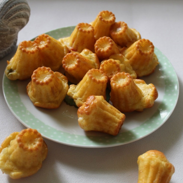 Bouchons aux trois poivrons et au fromage de chèvre 