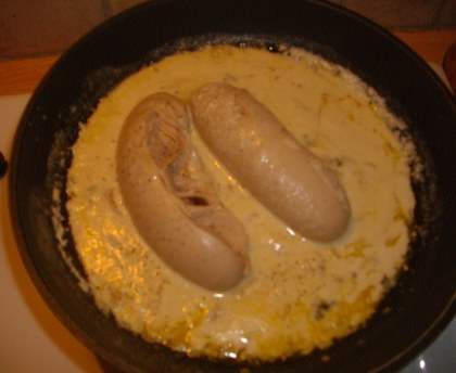 Boudin blanc au roquefort