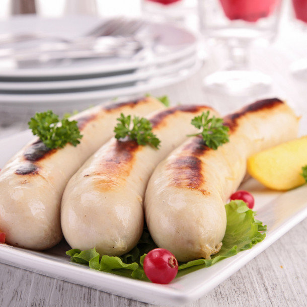 Boudin blanc et légumes