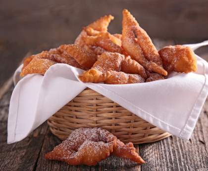 Bougnettes catalanes (aussi appelées oreillettes)