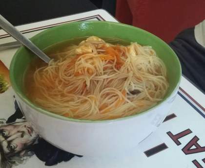 Bouillon au poulet (chinois)