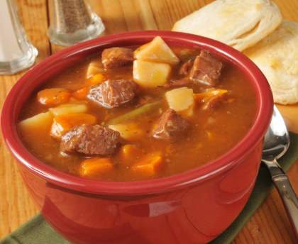 Bouillon de légumes au boeuf