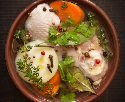 Bouillon de volaille tout simple