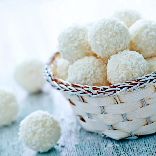 Boules coco à croquer