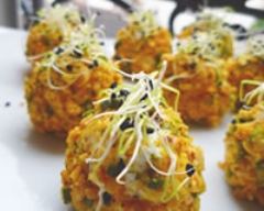 Boulettes croquantes de chèvre frais