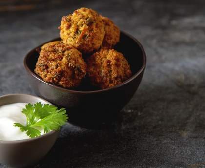 Boulettes de lentilles aux échalotes 