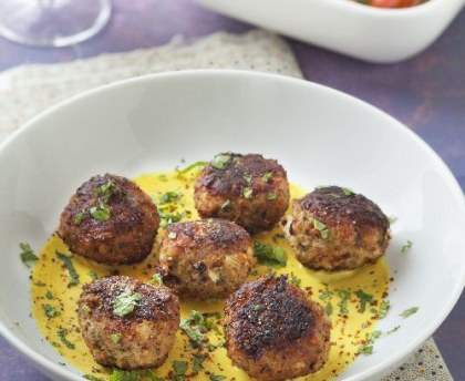 Boulettes de veau au curry