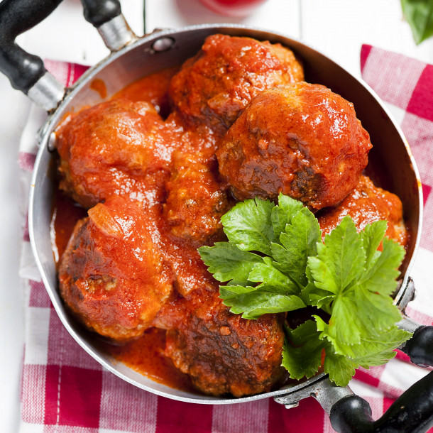 Boulettes de viande à la sauce au ketchup