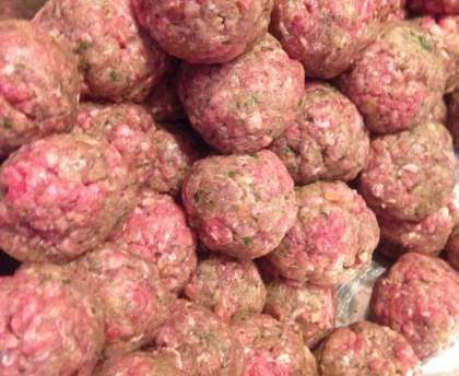 Boulettes de viande hachée à la menthe