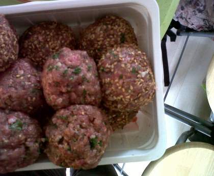 Boulettes de viande persillées