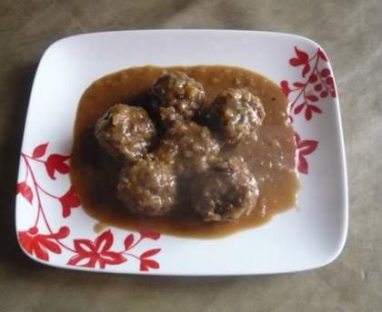 Boulettes sauce Lapin (belgique)