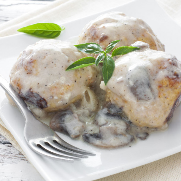Boulettes végétales aux champignons en papillotes