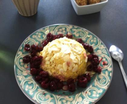 Bowl cake aux flocons d'avoine