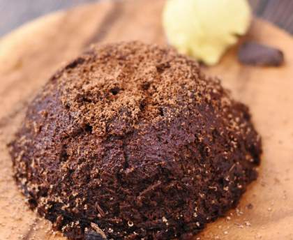 Bowl cake moelleux chocolat noisettes