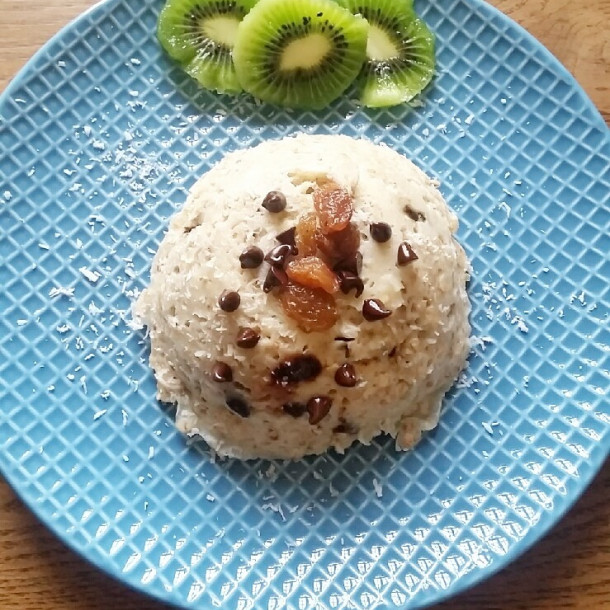 Bowlcake banane - pépites de chocolat 