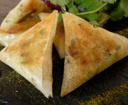 Brick poulet curry fromage