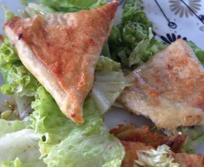 Bricks de thon au boursin et curry