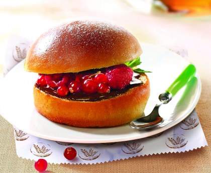 Brioch’Burger Chocolat Fruits Rouges