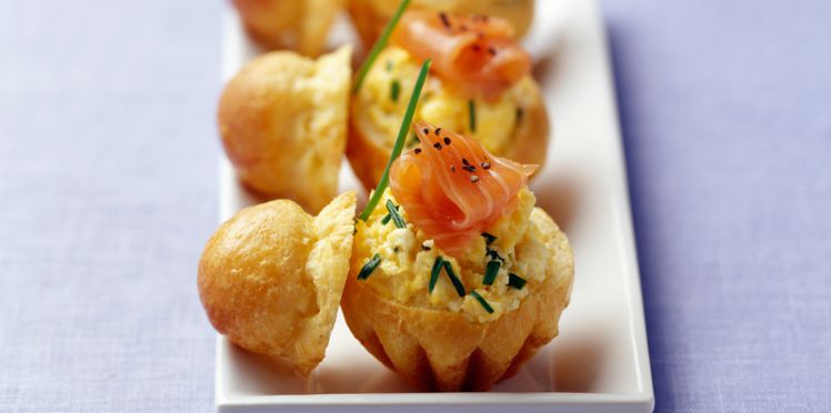 Brioche au saumon fumé