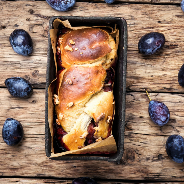Brioche aux pruneaux