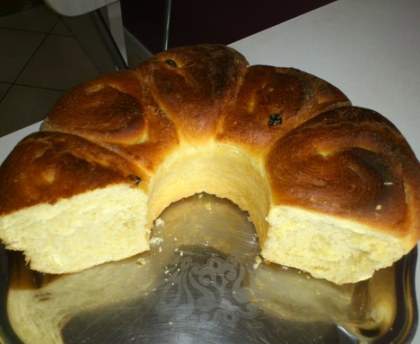 Brioche fondante aux raisins