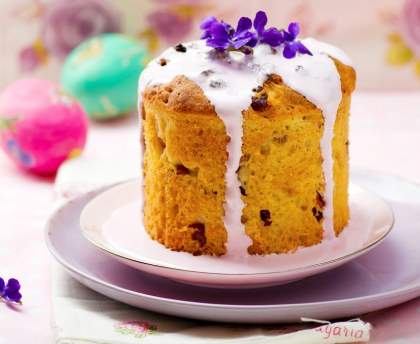 Brioche russe de pâques (koulitch)